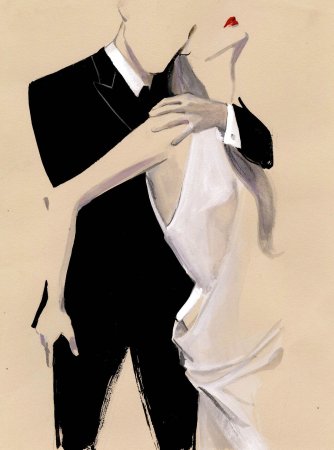 Мужчина и женщина в смокинге