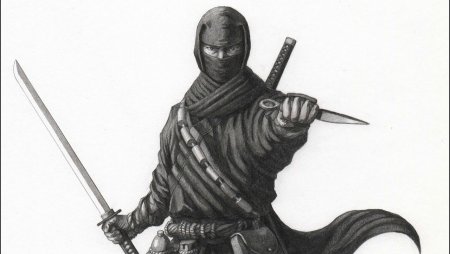 Ниндзя рисунок
