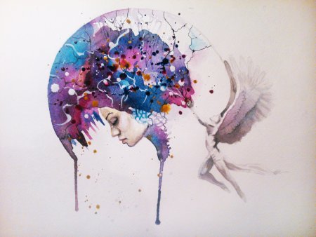 Рисунки акварелью