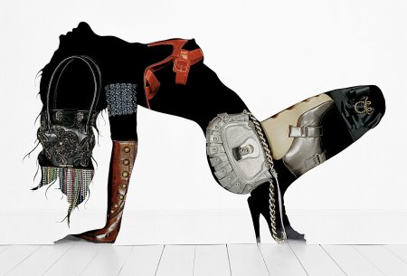 Необычная реклама обуви