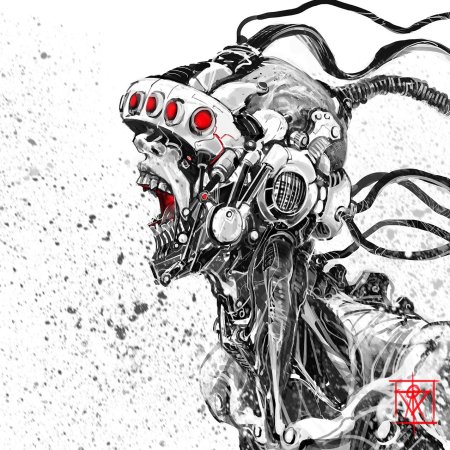 Киберпанк чб