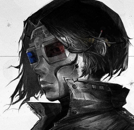 Рисунки в стиле киберпанк