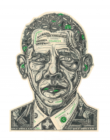 Картина из долларов