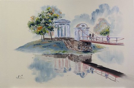 Ротонда картина маслом