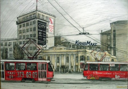 Пейзаж города Челябинска