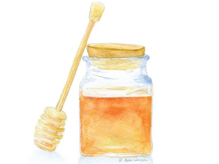 Мед акварель