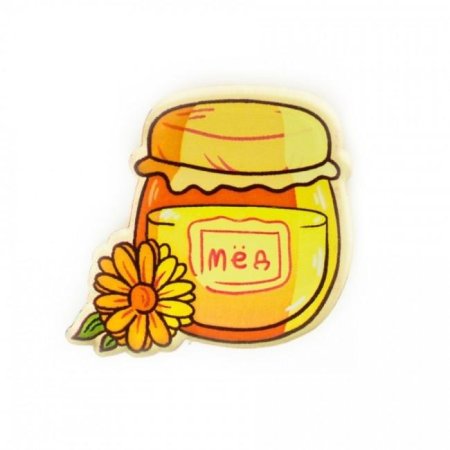 Баночка меда мультяшная