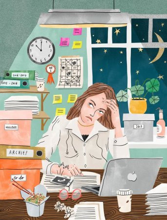 Стресс иллюстрации