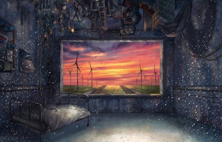 Уютная комната арт