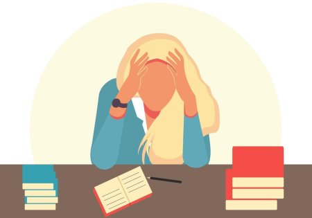 Стресс векторные иллюстрации