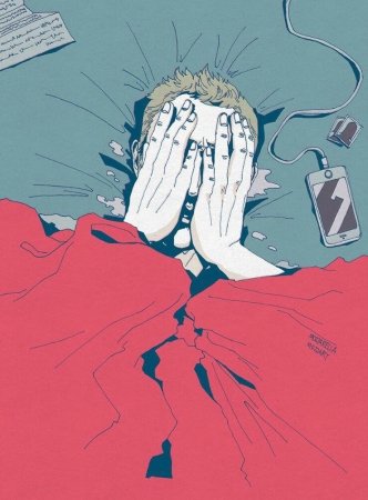 Стресс арт иллюстрация