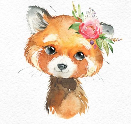 Акварельные зверушки