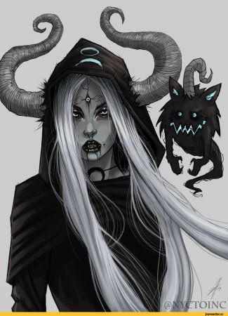 Жуткие существа карандашом