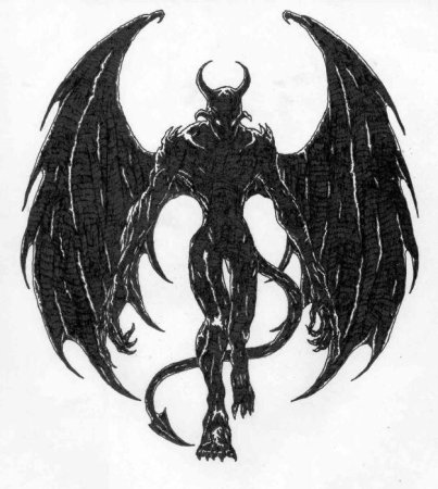Дьявол эскиз