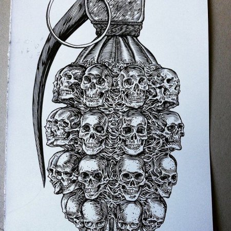 Ф1 граната эскиз