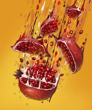 Фрукты абстракция