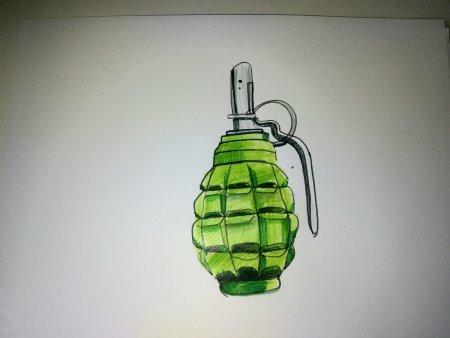 Граната рисунок