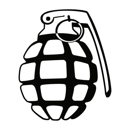 Лимонка граната контур