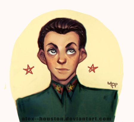 Академический портрет ручкой