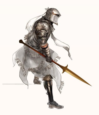 Копейщик арт фэнтези