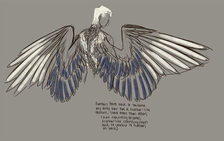 Крылья ангела референс