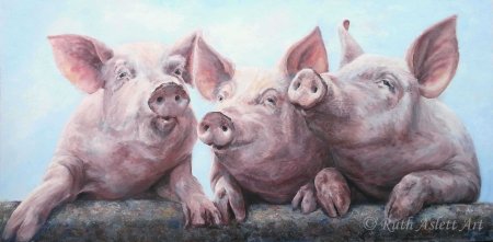 Поросята арты