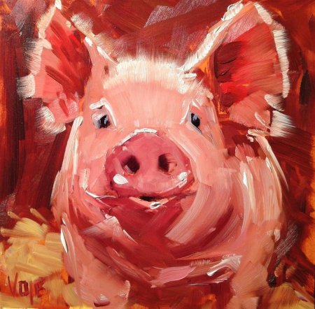 Свинки в живописи
