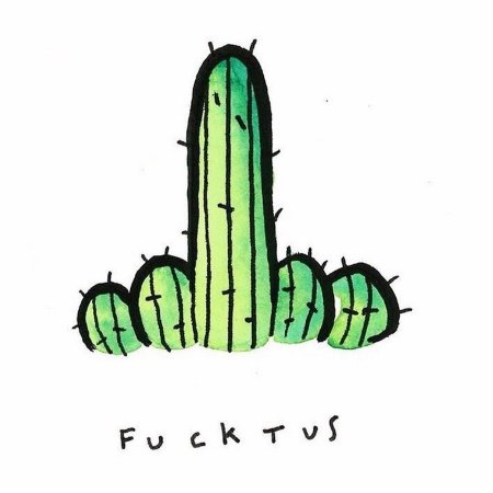 Прикольные рисунки кактусов