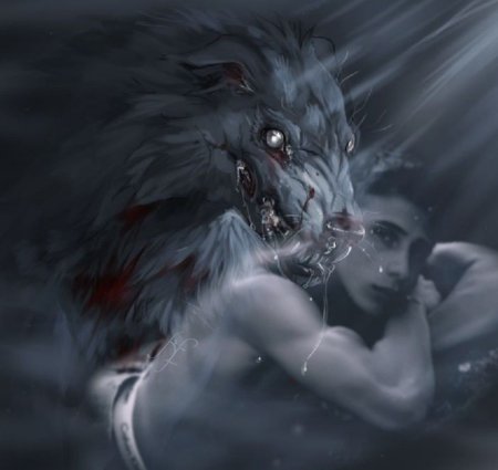 Черный Вольф Вольф человек волк