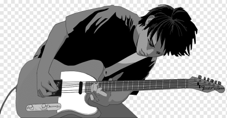 Аниме чел с гитарой