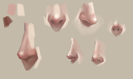 Нос референс покрас