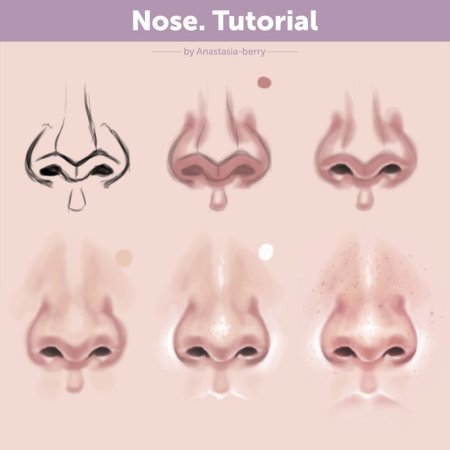 Нос снизу референс