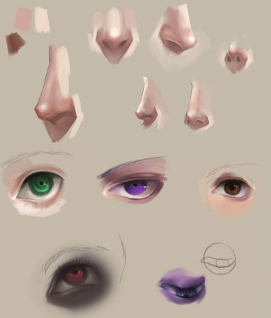 Референс кожи в САИ