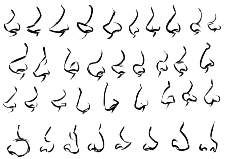 Стилизованный нос