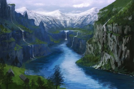 Фьорд Норвегия Флат иллюстрация