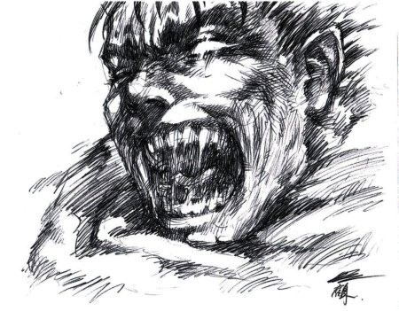 Злость эскиз