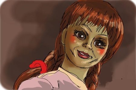 Проклятая кукла Анабель аниме