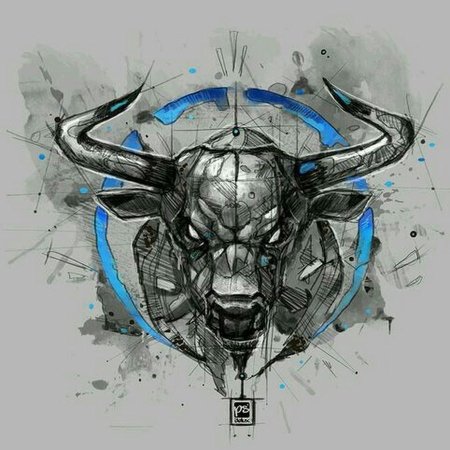 Тату быка эскизы