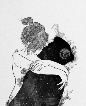 Крепкие объятия арт