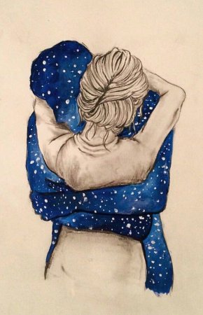 Объятия рисунок
