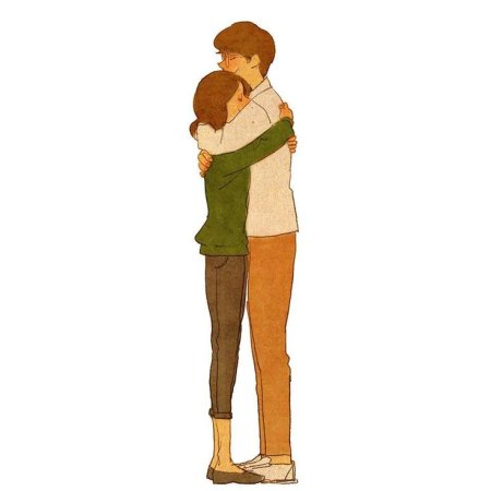 Дружеские объятия арт