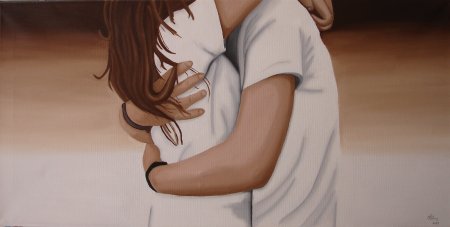 Крепкие объятия арт