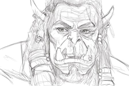 Раскраска варкрафт Дуротан