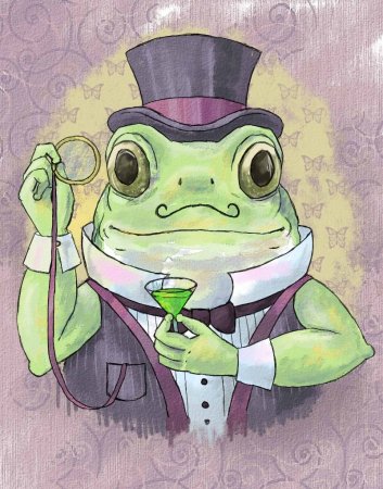 Милая жаба арт