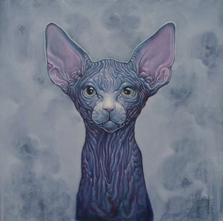 Сфинкс кошка арт
