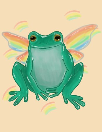 Лягушка с крыльями