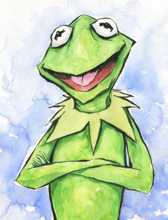 Кермит лягушка арт