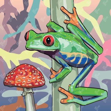 Лягушка арт инди КИД