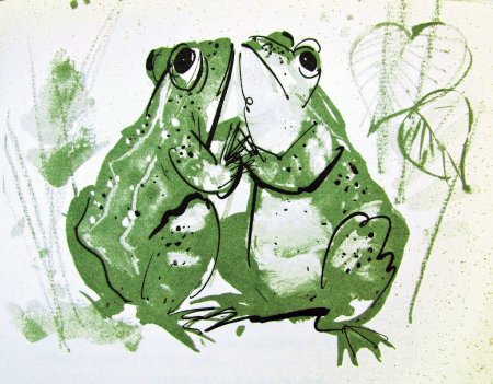 Зарисовки лягушек