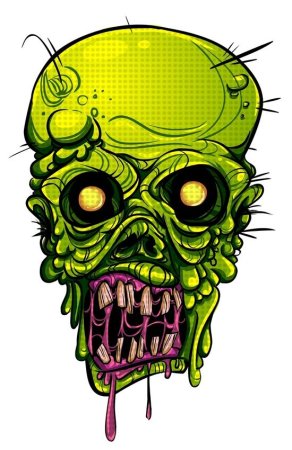 Зомби мультяшный